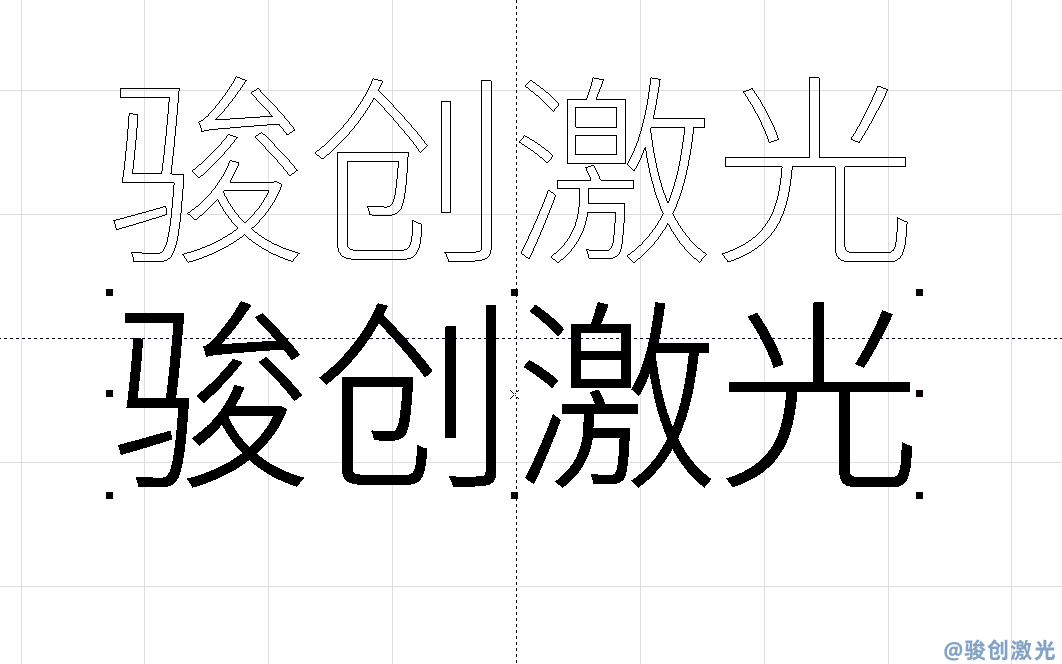 激光打標機畫圖怎么畫粗線條(圖4)