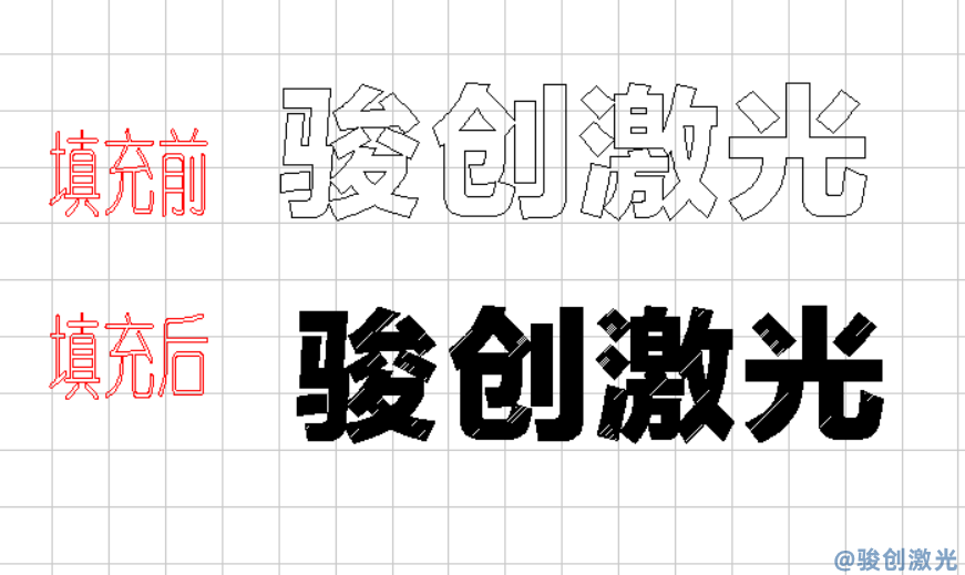 ezcad2激光打標設置填充教程